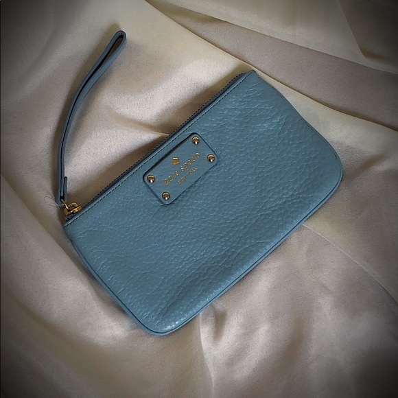 Robin Egg Blue, Kate Spade Wristlet, NWT - Picture 2 of 7